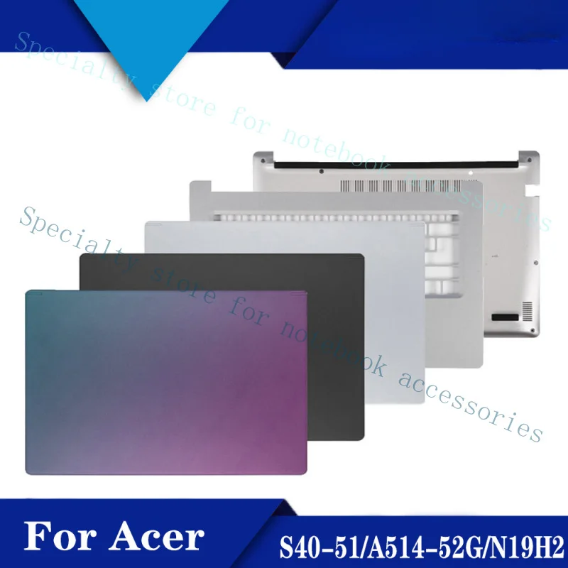 A+ For Acer S40-51 A514-52G N19H2 A/C/D shell laptop case Sliver Black Blue speaker