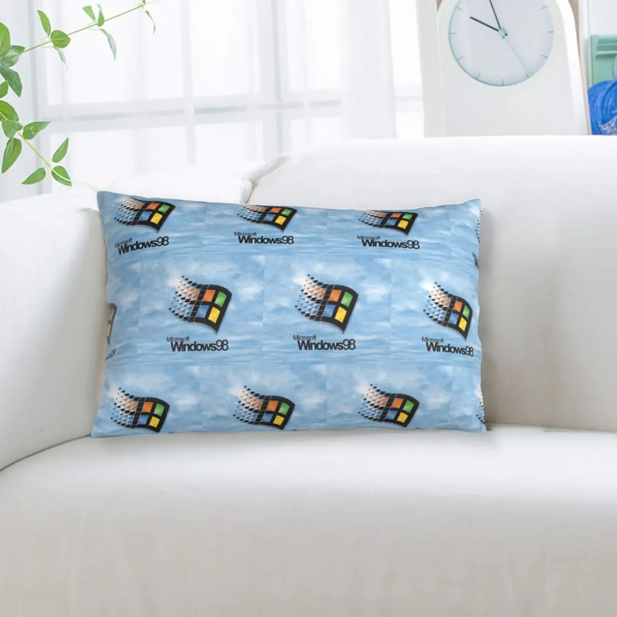 

Прямоугольная наволочка для окон 98, декоративная подушка для спальни, кровати, домашняя комфортная декоративная подушка