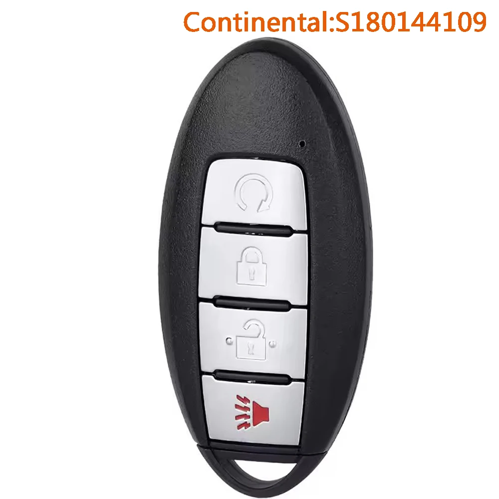

DIYKEY S180144109 Remote Key Fob for Nissan Rogue 2017 2018 KR5S180144106 4A Chip 433.92MHz 4 Button