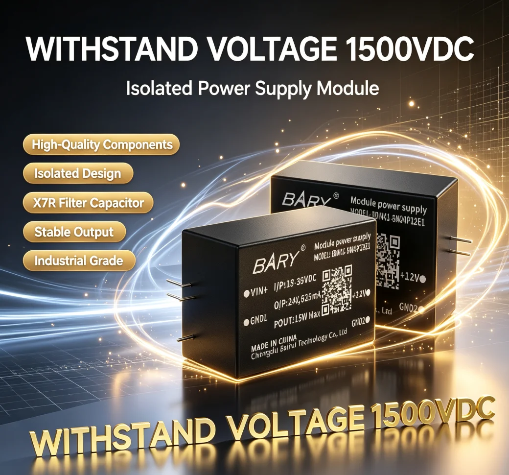 2pcs 9-36V Input 6/10/15W-5/12/24V Output  DC-DC Isolated Power Supply Module CDSENET BDM21 18-36V Industrial-Grade Small Size