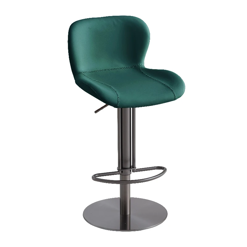 

Comfortable Bar Chair Lifting Light Luxury Premium Stainless Steel Household Bar Bench Island Chair