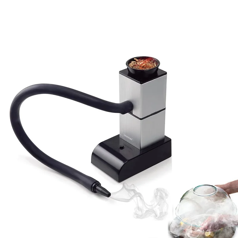 

Molecular Cuisine Smoking Gun Food Cold Smoke Generator Portable Wood Chips Meat Fish Bacon Smoker Smokehouse Cooking Bar Tool