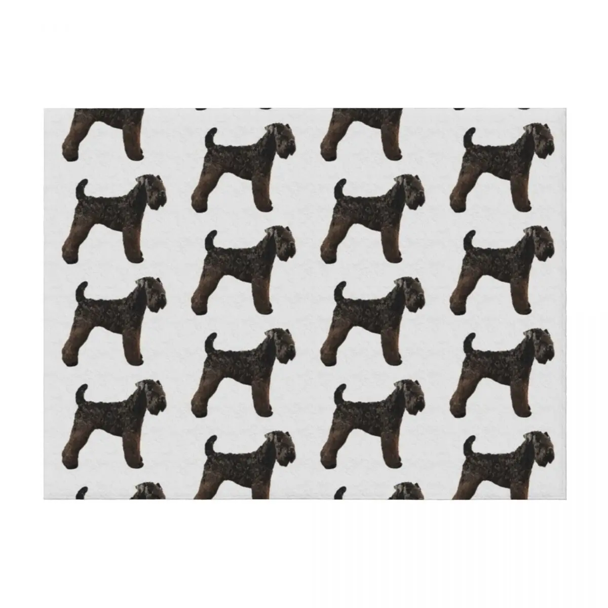 

Kerry Blue Terrier Throw Blanket Blankets For Bed Cute Vintage Luxury Thicken Blankets