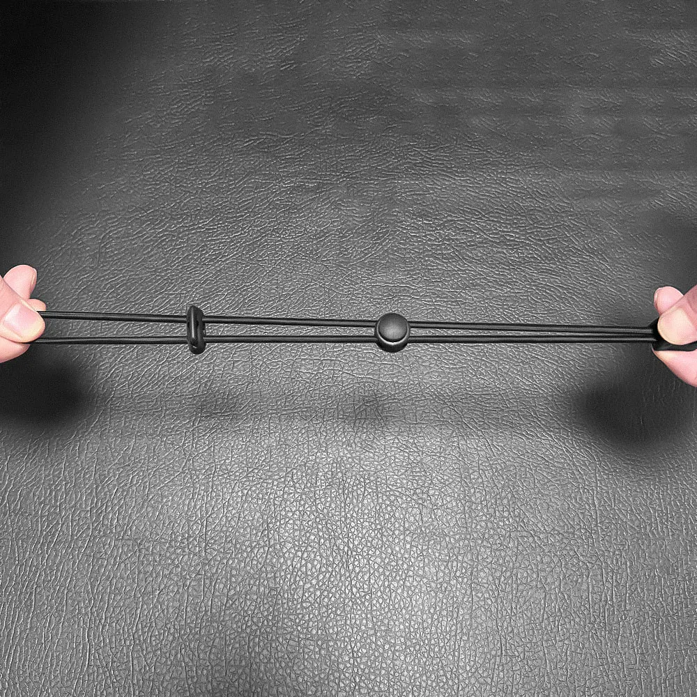 Outdoor Backpack Elastic Rope Fixed Buckle Camping Equipment Hiking Pole Fixing Tie Cord Rope External Buckle Flashlight Clip