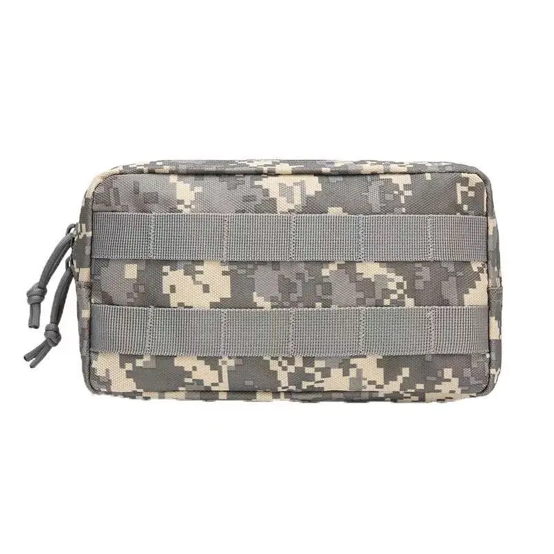 Pacote de cintura pequena de camuflagem ao ar livre, cinto multifuncional, saco sunbelt, saco retangular, acessório de colete, carry-on