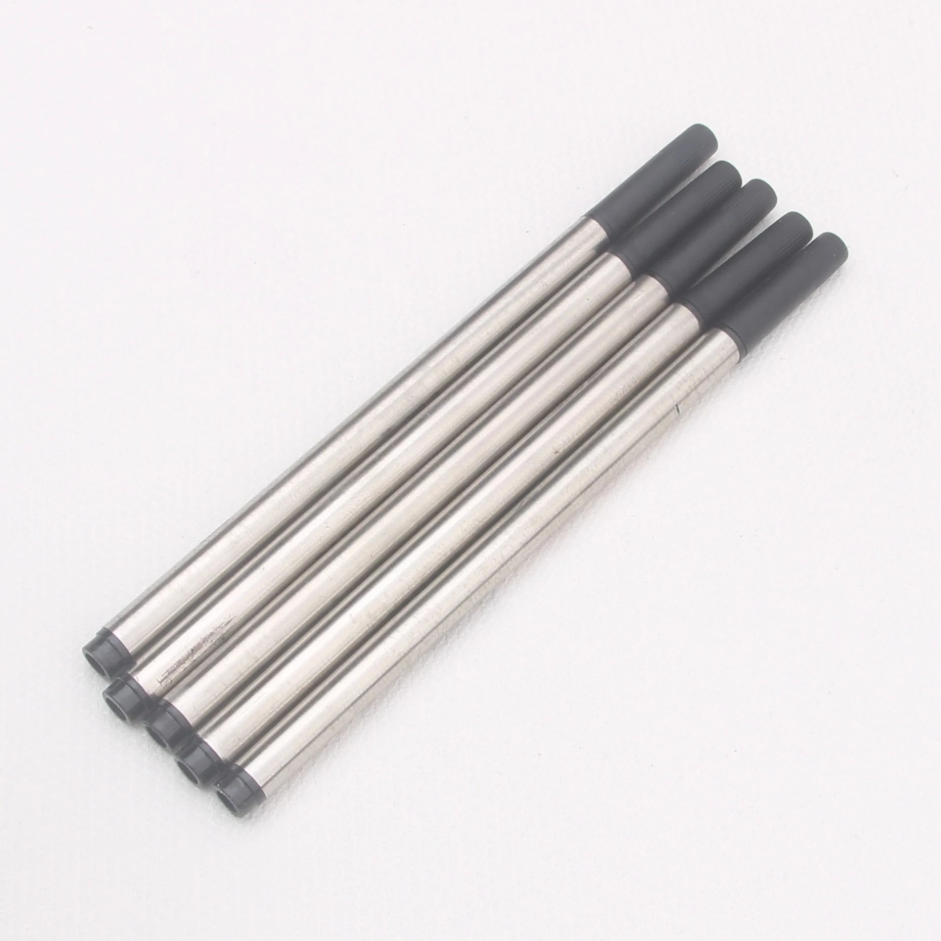 

10 шт., лучшее качество, ограниченная серия, MB, шарик-роллер, черный/синий, сменные стержни, школьные и офисные аксессуары для письма, гладкие чернила A8, без коробки