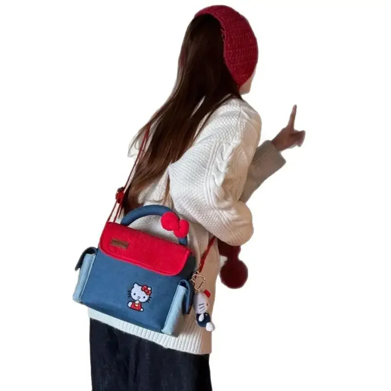جديد مرحبا كيتي حزمة حقيبة كروسبودي كتف واحد كل مباراة لطيف فتاة حقائب للهدايا للمرأة حمل حقيبة أنيمي الشكل