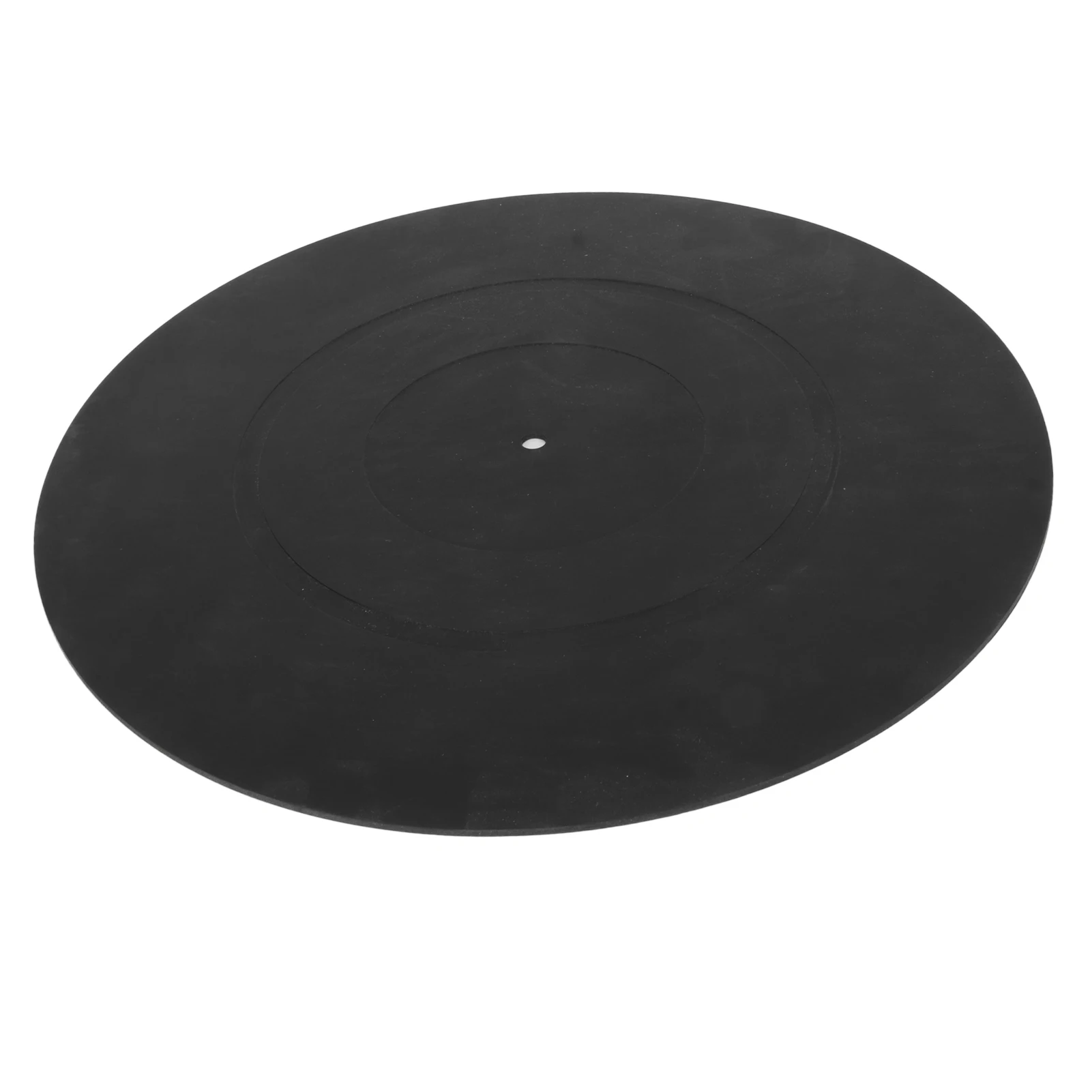 12in Rubber Turntable Platter Mat Vibration Reduction Static Resistant Professional Vinyl Record Pad for LP Record Player