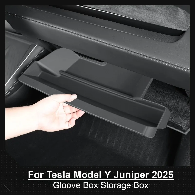 Glove Box Storage Tray Pallet Organizer For Tesla Model Y Juniper Model YL 2025‑2026 Left‑Hand‑Drive Car Interior Accessories