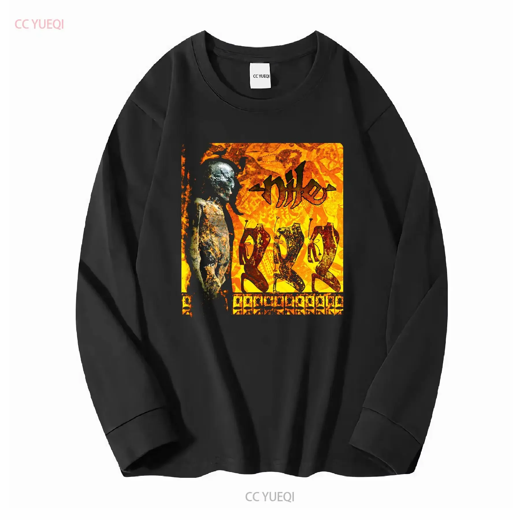 Nile Amongst the Catacombs of Nephren Ka Double Sided XL Death Metal Y2K T Shirt long or short sleeves vintage Washed Soft