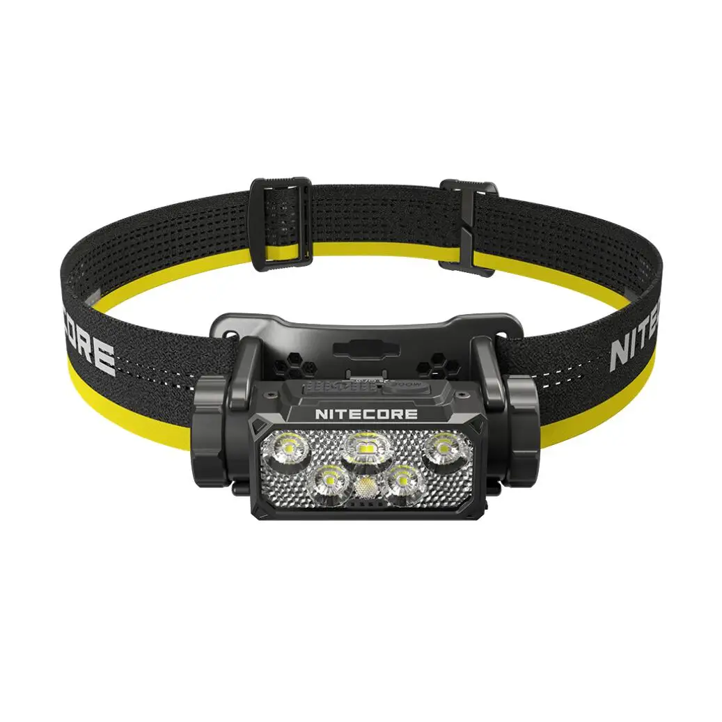 NITECORE HC60 UHE Headlamp 1600 Lumens USB-C Rechargeable Camping Sports Fishing Headlight Bulit-in 4000mAh 18650 Battery