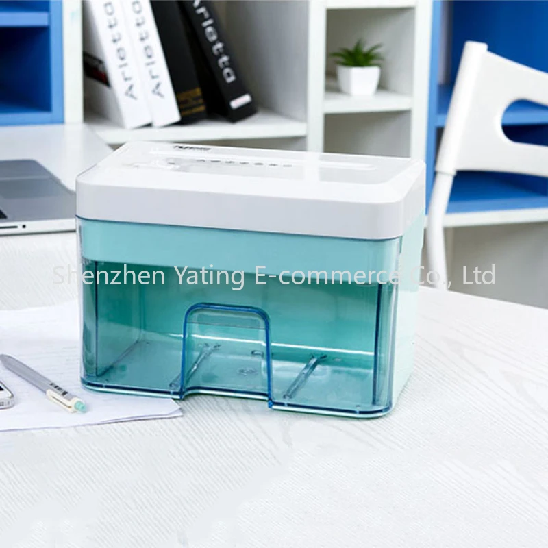 

1PC Electric Paper Shredder Electric File Shredder 24v Small Office Household Paper Shredder Granular
