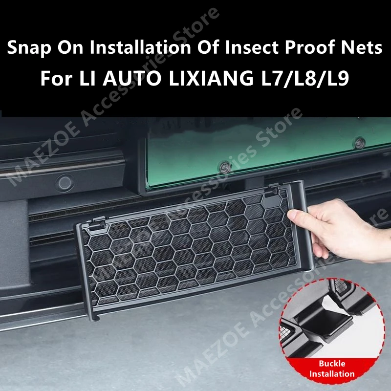 

For LI AUTO LIXIANG L7/L8/L9 Snap On Installation Of Insect Proof Nets,Car Exterior Modification Protection Accessories Refit