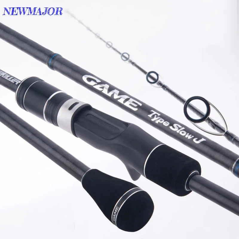 

Lurekiller Japan Full Fuji Parts Game Type Slow Jigging Rod 6'6' 18kgs Spinning/casting Boat Rod Saltwater Fishing Rod Slow Jig