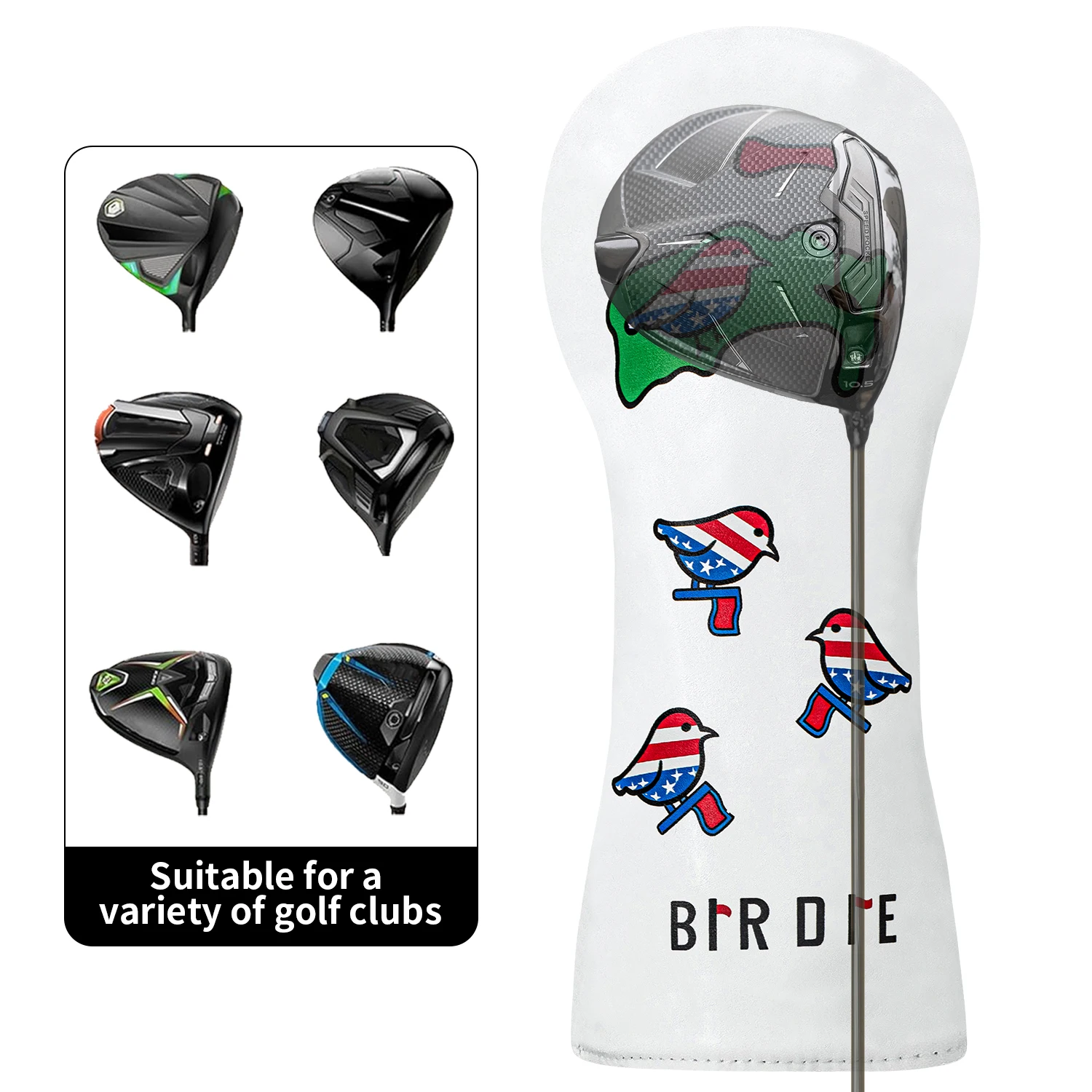 1PC Golf Club Head Cover, Map  - Golf Driver recension och pris