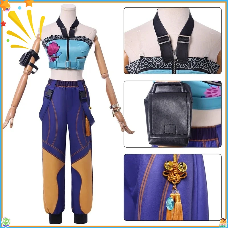 

KPop Zoey Косплей Костюм Парик Женщины Девушки Хэллоуин Карнавал Comic-con Вечерние наряды для ролевых игр