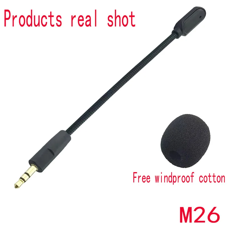 Replacement Detachable Microphone Boom Compatible With HyperX Cloud Orbit S Gaming Headset, Spare Mic Rod Accessory Part