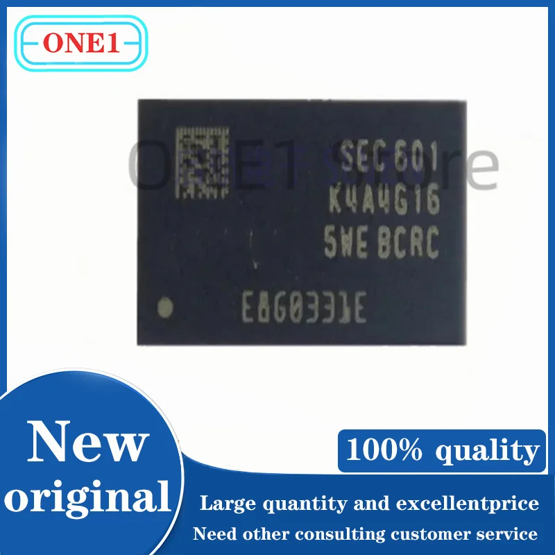 1 buah/lot K4A4G165WE-BCRC asli baru ROHS 4Gbit SDRAM DDR4 1.2GHz FBGA-96 DDR SDRAM ROHS