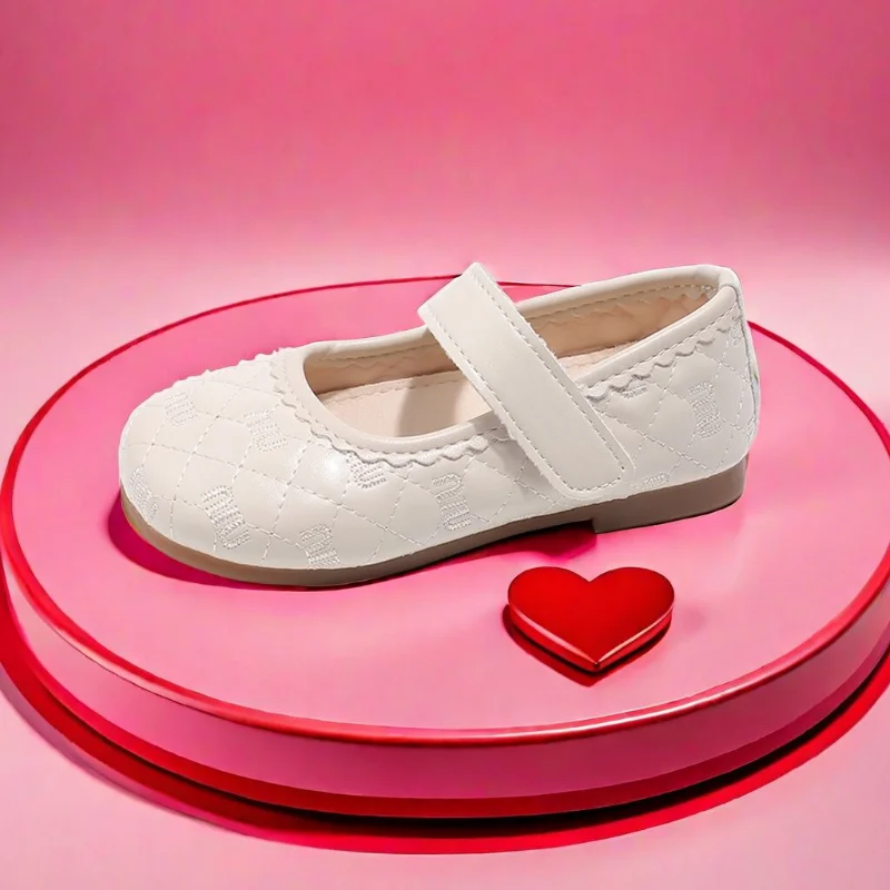 

Children's Sandals 2-12 Years Old White New Simple Girls Mary Jane Shoes Black Round Head Lightweight Children Baby Single Shoes