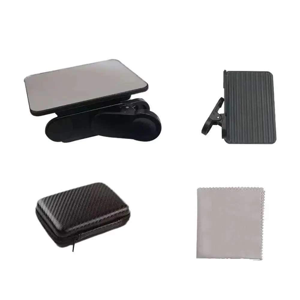 Horizontal Vertical Smartphone Camera Mirror Mirror of the Sky Phone Shooting Mobile Phone Reflection Clip Outdoor Lens