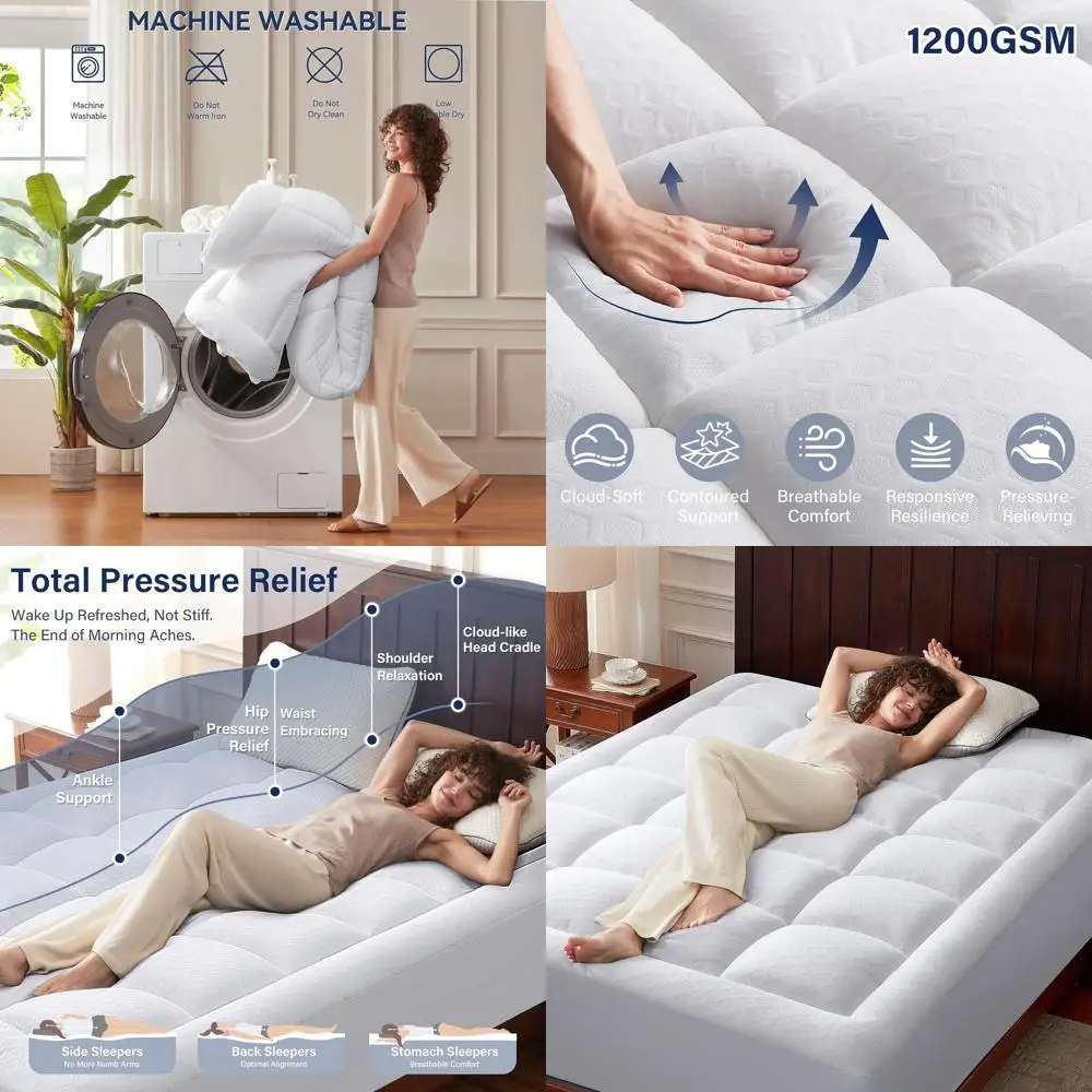 

Матрас из пены с эффектом памяти размера «queen-size» для облегчения боли в спине, плюшевая подушка, карман 8-21, 60x80, белый