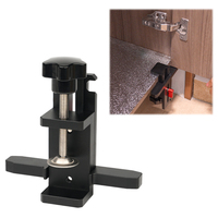 Cabinet Door Installation Positioner Aluminum Alloy Cabinet Hardware Jig Cabinet Door Installation Aid for Woodworking