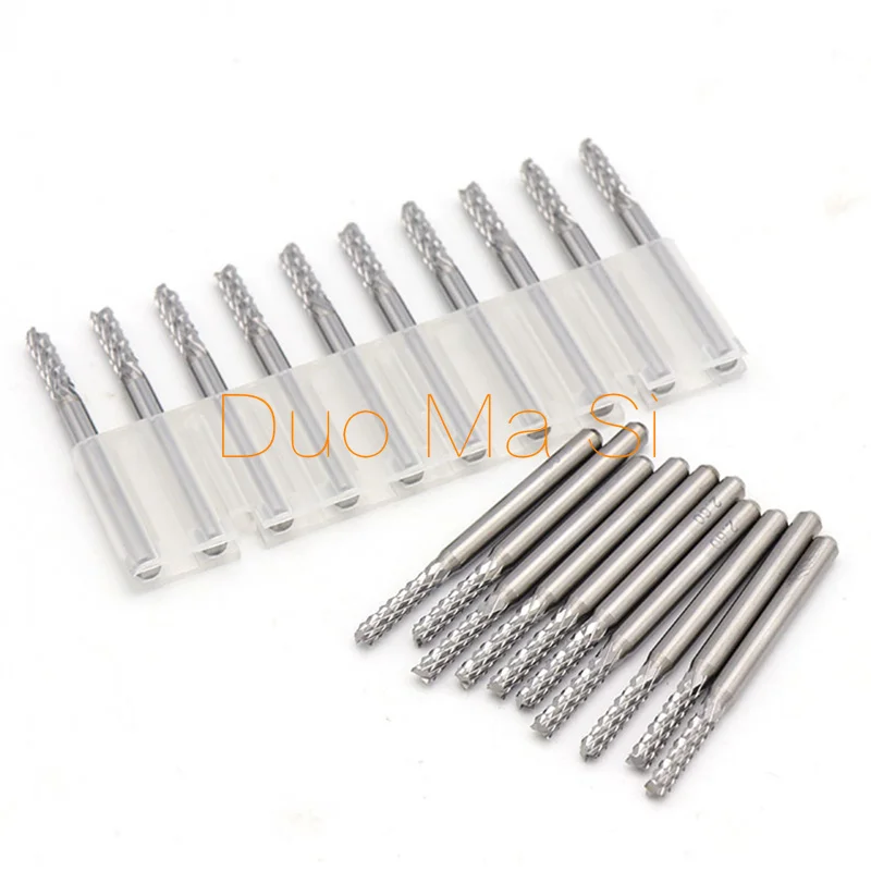 0.5-3.175mm PCB Milling Cutter 3.175mm Shank CNC Router Bit Carbide End Mill CNC PCB Milling Bits Cutter For Engraving Machine