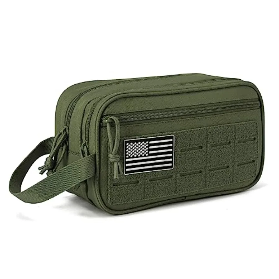 Tactical Toiletry Bag For Men Hygiene Bag EDC Military Tool Molle Pouches Small Dopp Kit Mens Shaving Kit Travel Shower Ba