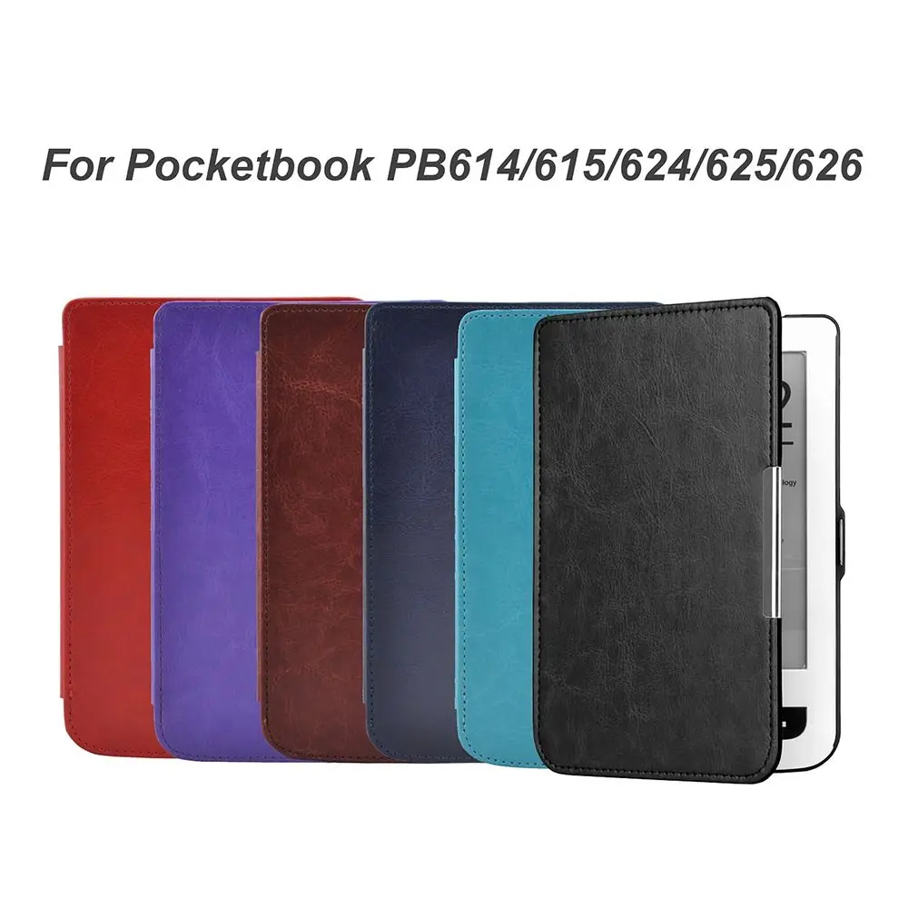 

Auto Wake Sleep e-Reader Case Anti Scratch Shockproof Folio Cover Ultra Slim Anti-fall for Pocketbook PB614/615/624/625/626