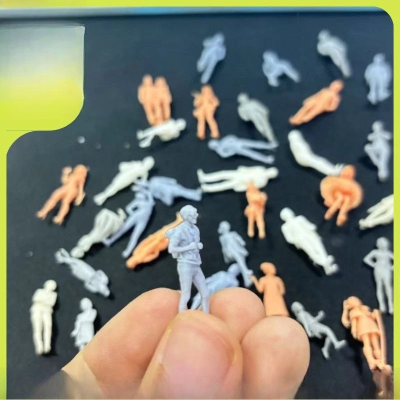 Minimalist Defects Miniature Whitening Model Urban Villain Novices Modern People Painting Practice Model Various Sizes