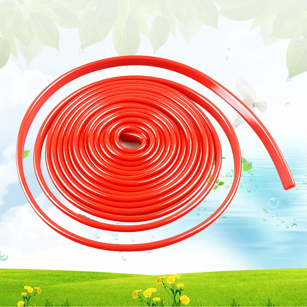 5m Car Door Sealing Strips Red Anti-Shock Scratch Protector Heat Resistant Waterproof PVC Material Easy to Install