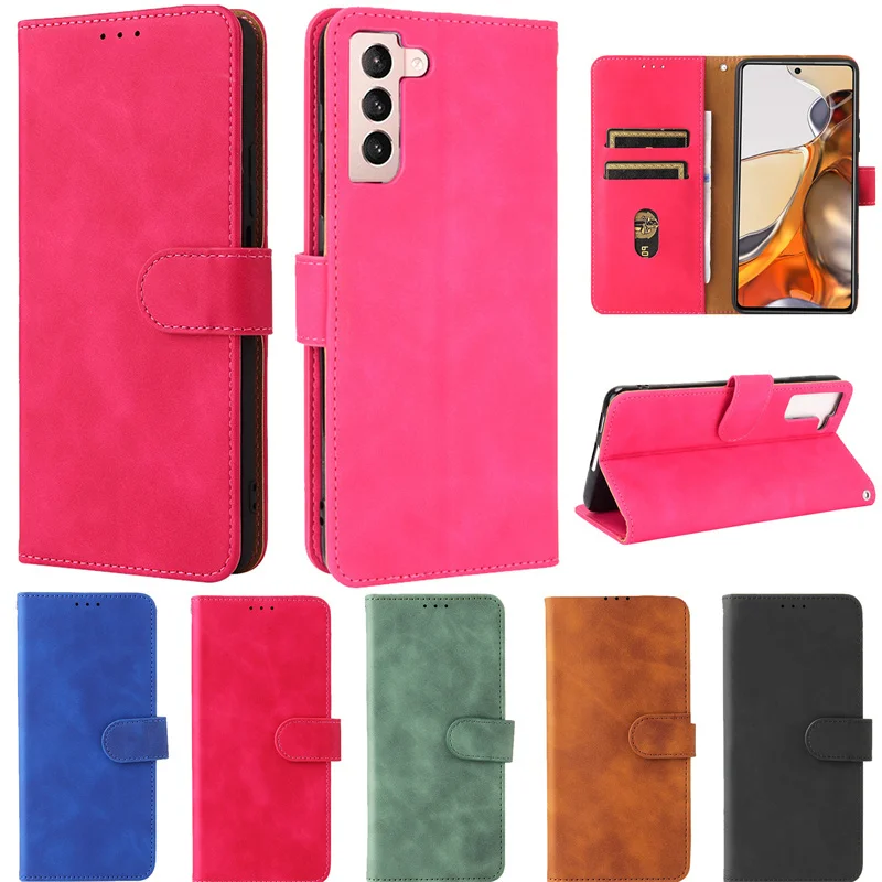 S22 Ultra s 22ultra Case For Samsung Galaxy S22 S21 s 21 S20 S 20 S10E + Plus Ultra FE Cover Capa Stand Card Slot Holster Bag