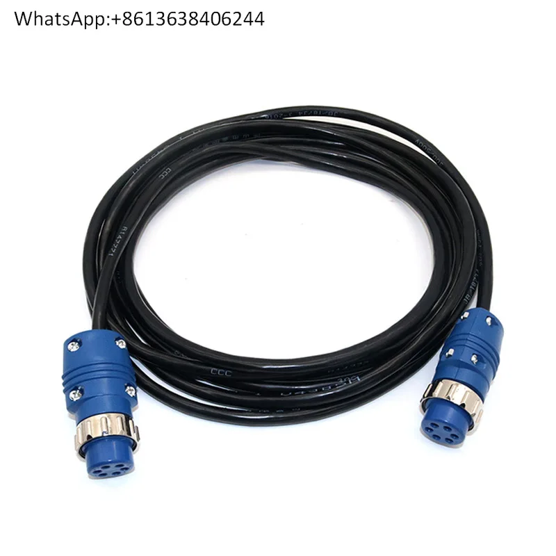 

Connecting cable Aviation plug socket connector 6-pin 7-pin control cable, dioxide gas shielded welding machine accessories