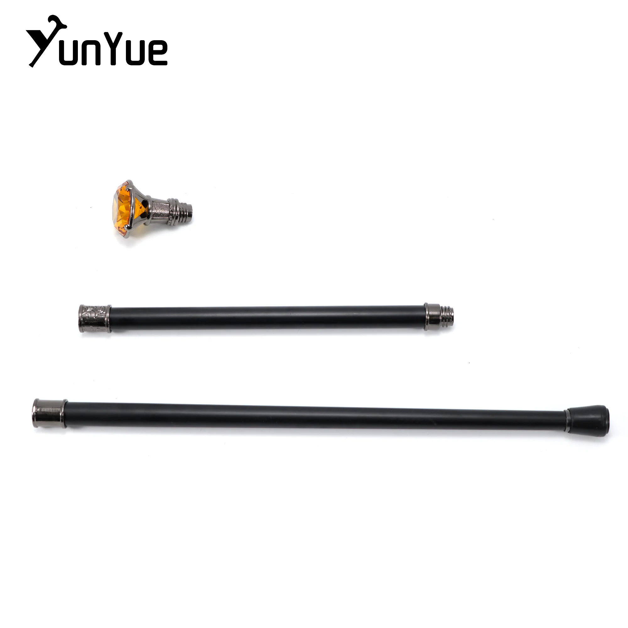 الشظية الأصفر الماس نوع عصا المشي شهم أنيقة موضة الفن الزخرفية عصا للمشي خمر حفلة تأثيري الصولجان 93 #4