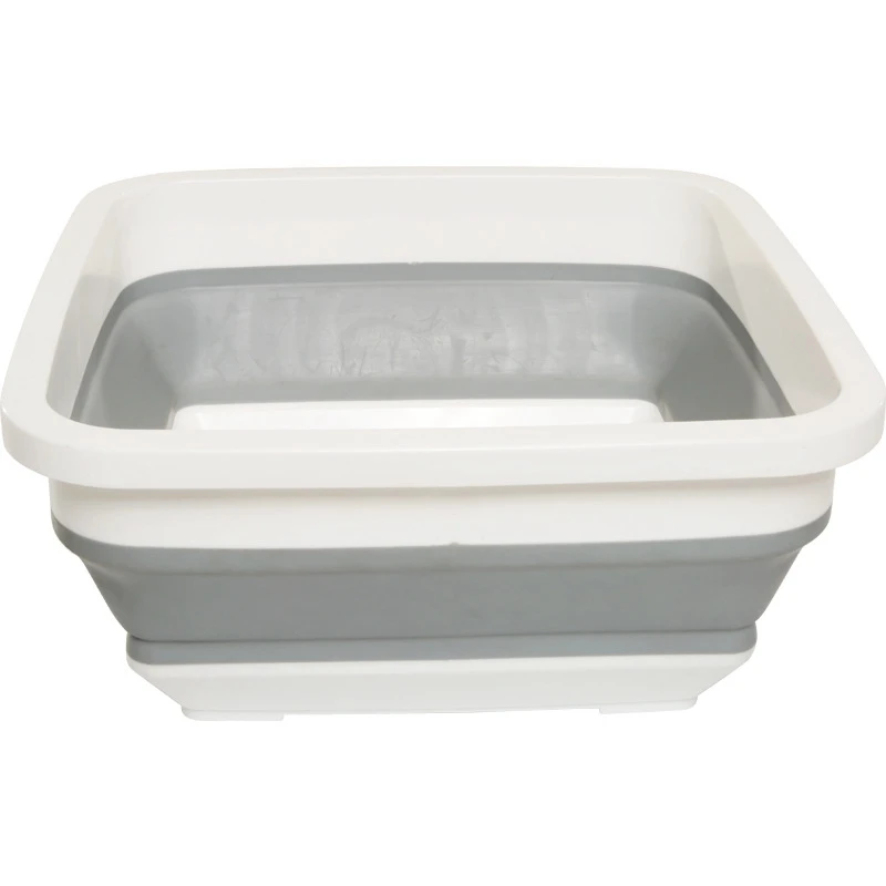 Plastic Washbasin Portable Foldable Thickening Basin Tourism Outdoor Folding Bucket Fishing Camping Car Wash Bucket