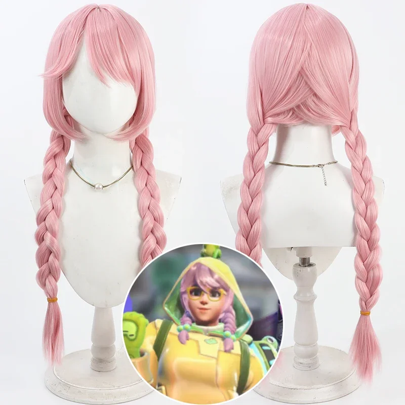 

Game OW Mei Косплей Парик Meiling Zhou Длинные розовые плетеные волосы Meiling Zhou Косплей Обувь Аниме Mei Косплей Сапоги Обувь из искусственной кожи