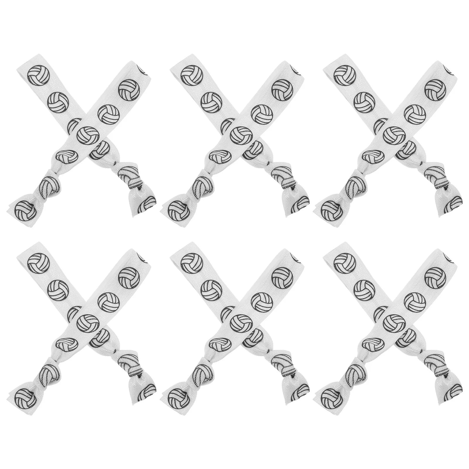 

20 шт., волейбольные ленты для волос, эластичные держатели для хвоста, спортивные аксессуары для волос для девочек, женщин, подростков, спортивная повязка для волос