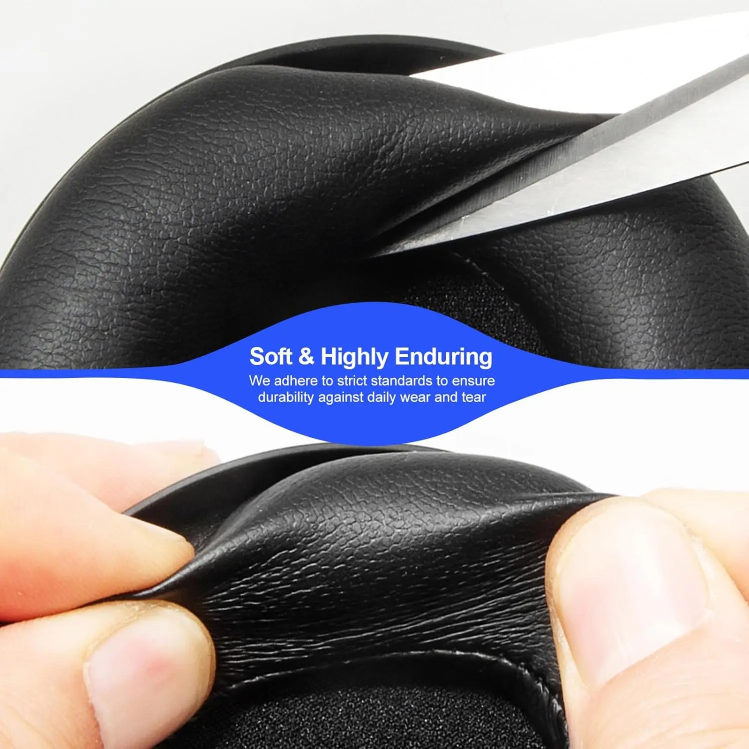 وسائد أذن بديلة WH-1000XM لسماعات الرأس Sony WH-1000XM5 المانعة للضوضاء، أغطية أذن XM5 ممتازة مع Protei الناعمة