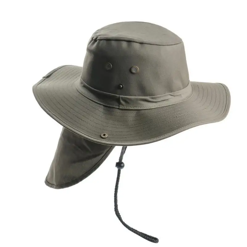 

31BB Multipurpose Sun Hat with Shawl for Neck Protections for Beach and Hiking Camping Multicolored