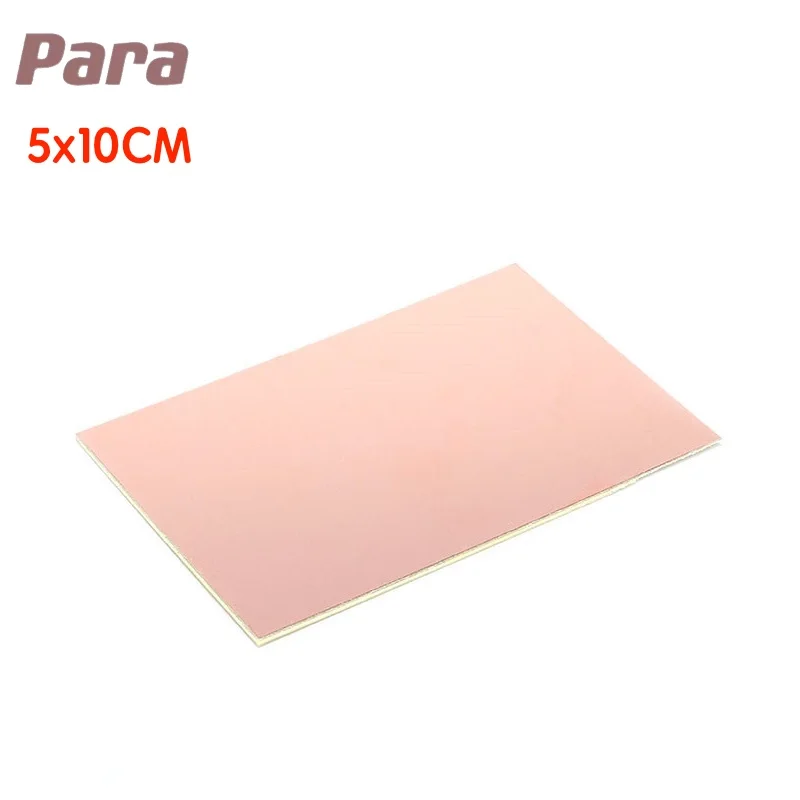 5pcs 5x10cm Single Sided Copper Clad Plate PF PCB 5*10cm Laminate Circuit Board DIY Kit Universal Fiberglass Board