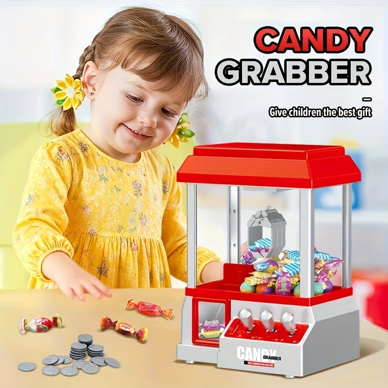 retro-claw-machine-miniature-candy-grabber-for-kids-toys-candy-machine-with-music-sound-24pc-coin-girls-birthday-gifts-home-game