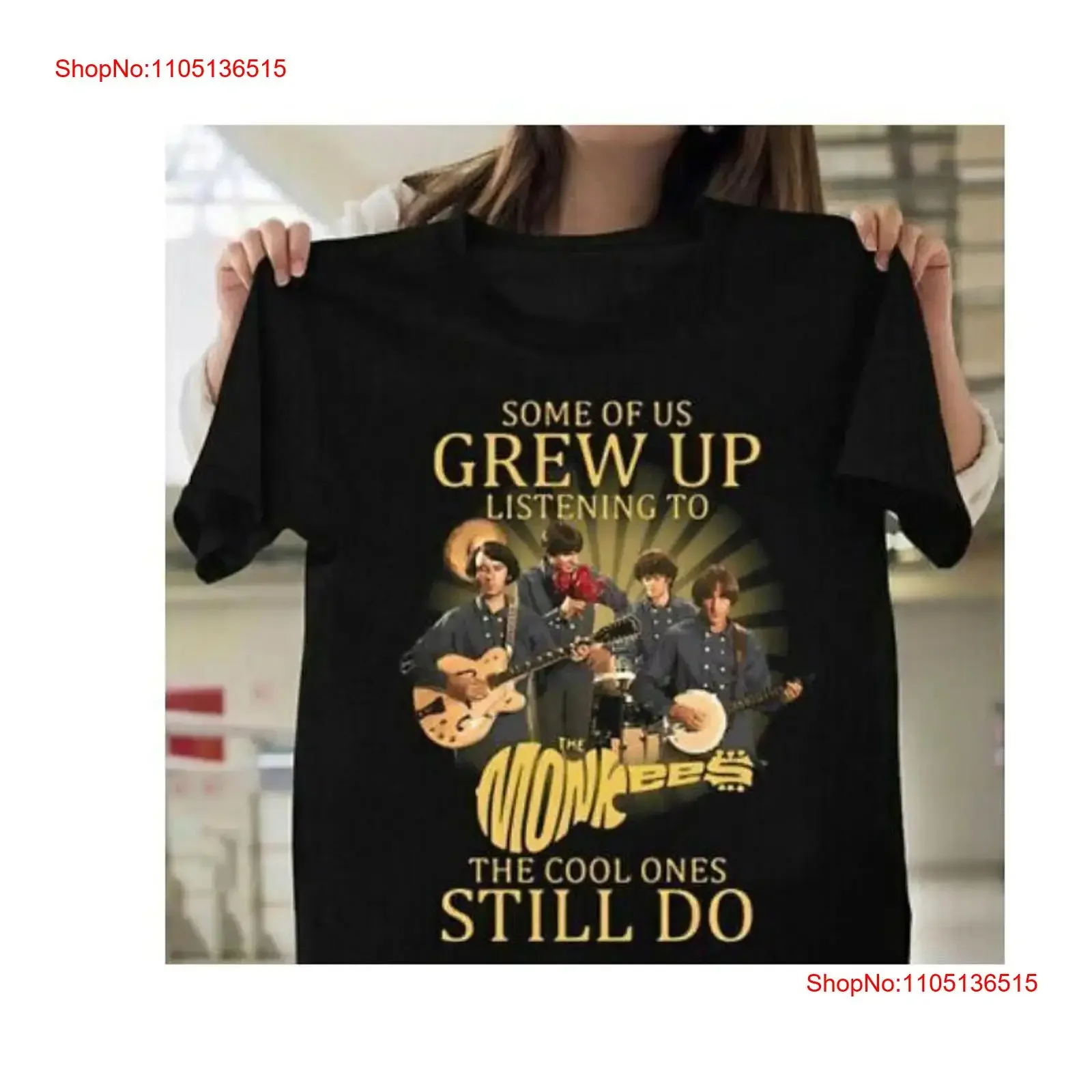 Vintage Thank You The Monkees T Shirt hot mother day new sale vintage Washed Stylish Top For Everyday Wear Soft