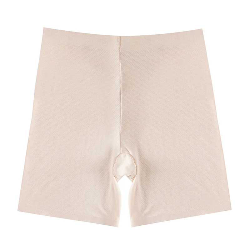 Pantalones cortos de seguridad para mujer, bragas sin costuras, algodón antibacteriano, transpirables, XXL, Beige, 3 colores