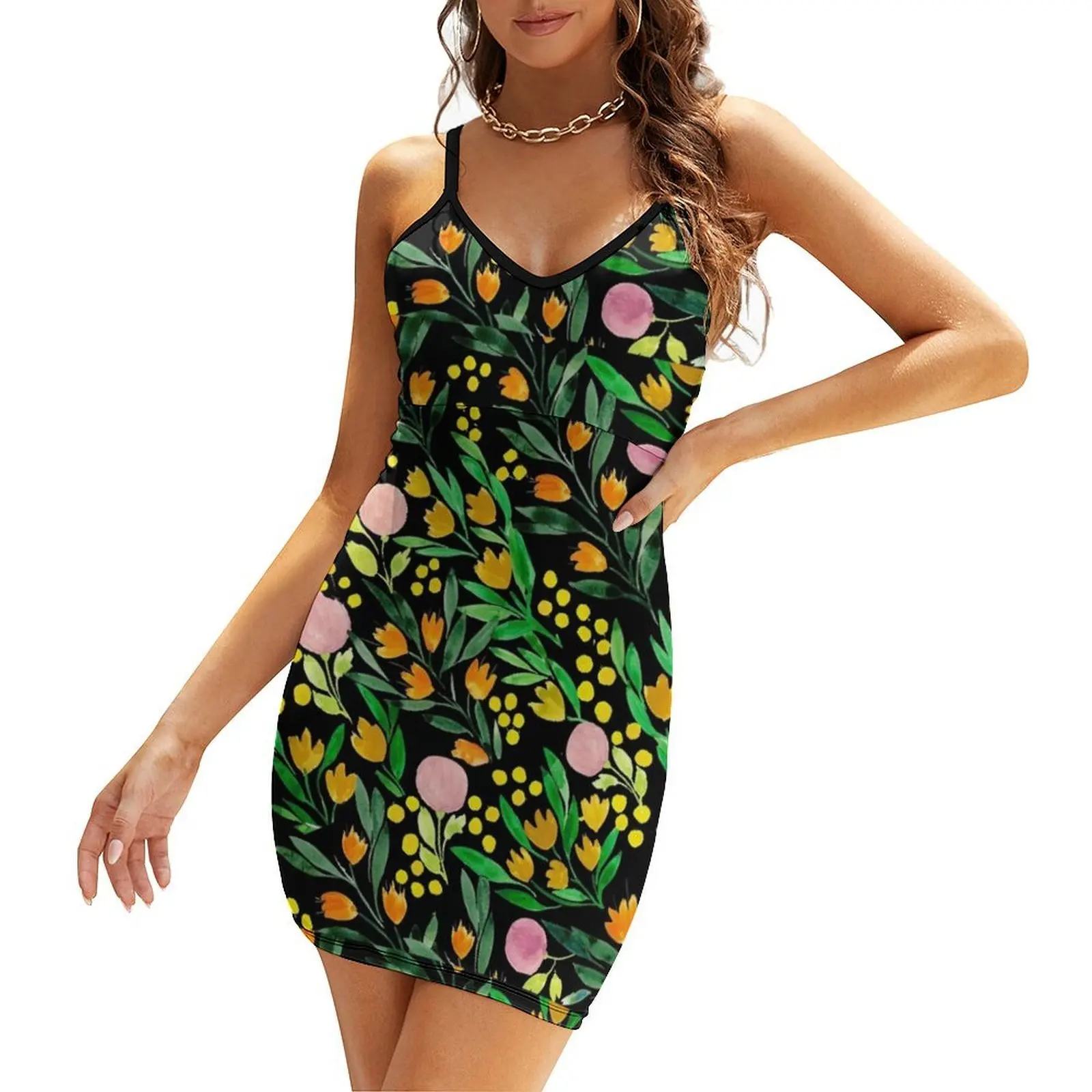 

FLOLOVEBLCK Sling Dress Women's summer dress Party dresses for women evening dresses luxury 2025 Clothing