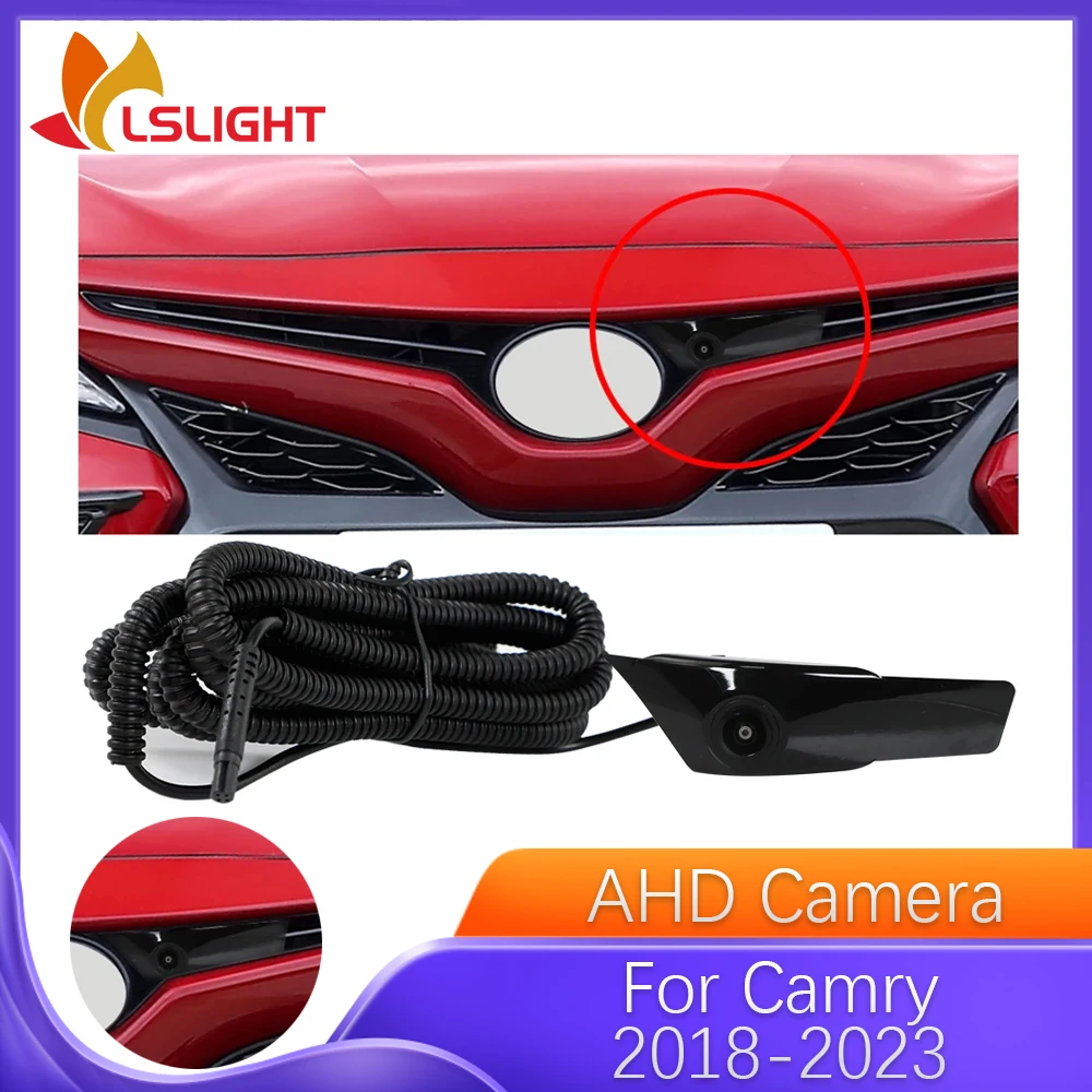 Car Front View Camera For Toyota Camry 2018-2023 OEM AHD Night Vision Fisheye Wide Angle 150° Camera Parking Monitoring System
