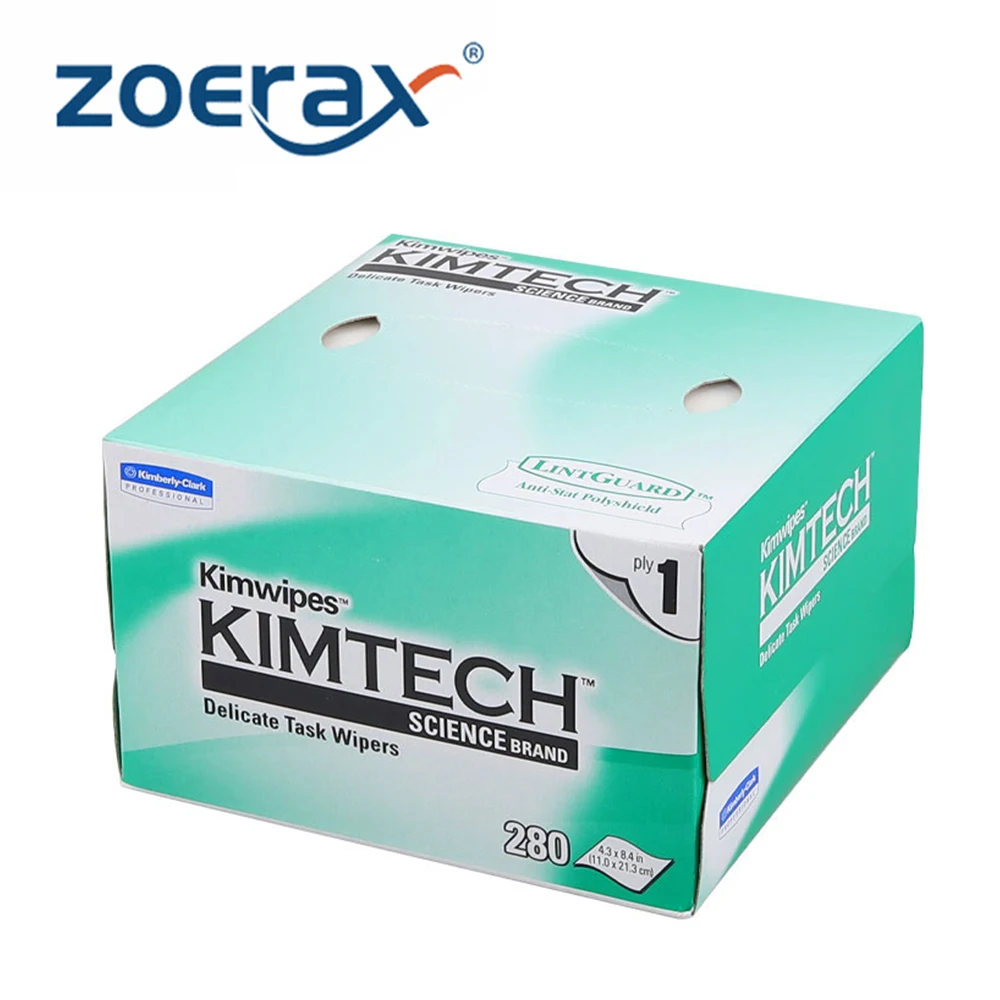 

ZoeRax Optic Fiber Cleaning Paper Fiber Optic Cleaning KIMTECH Dustfre Wipes Box For Optical Fiber Cleaner Tool