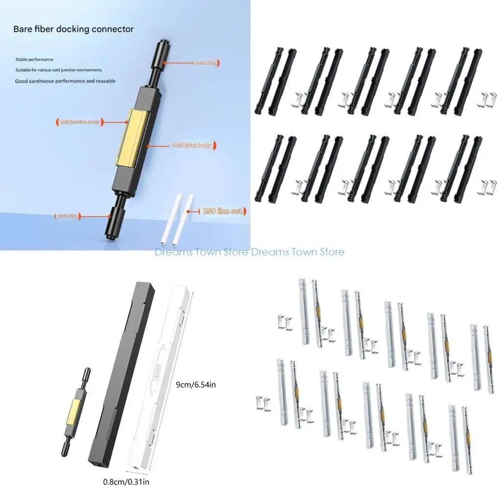 

Портативные металлические волоконно-оптические соединители HX6A быстрые, поддерживают одиночные многомодовые волокна, легкий вес