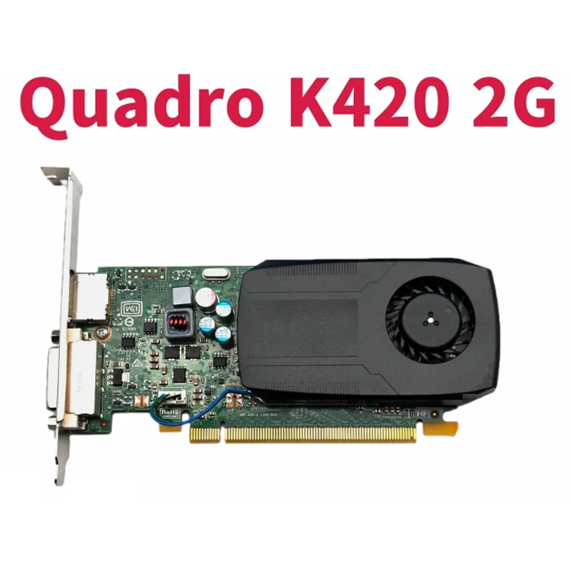 

1 шт. оригинальная профессиональная видеокарта Quadro K420 2 ГБ CAD/PS графический дизайн офис 4K НОВИНКА