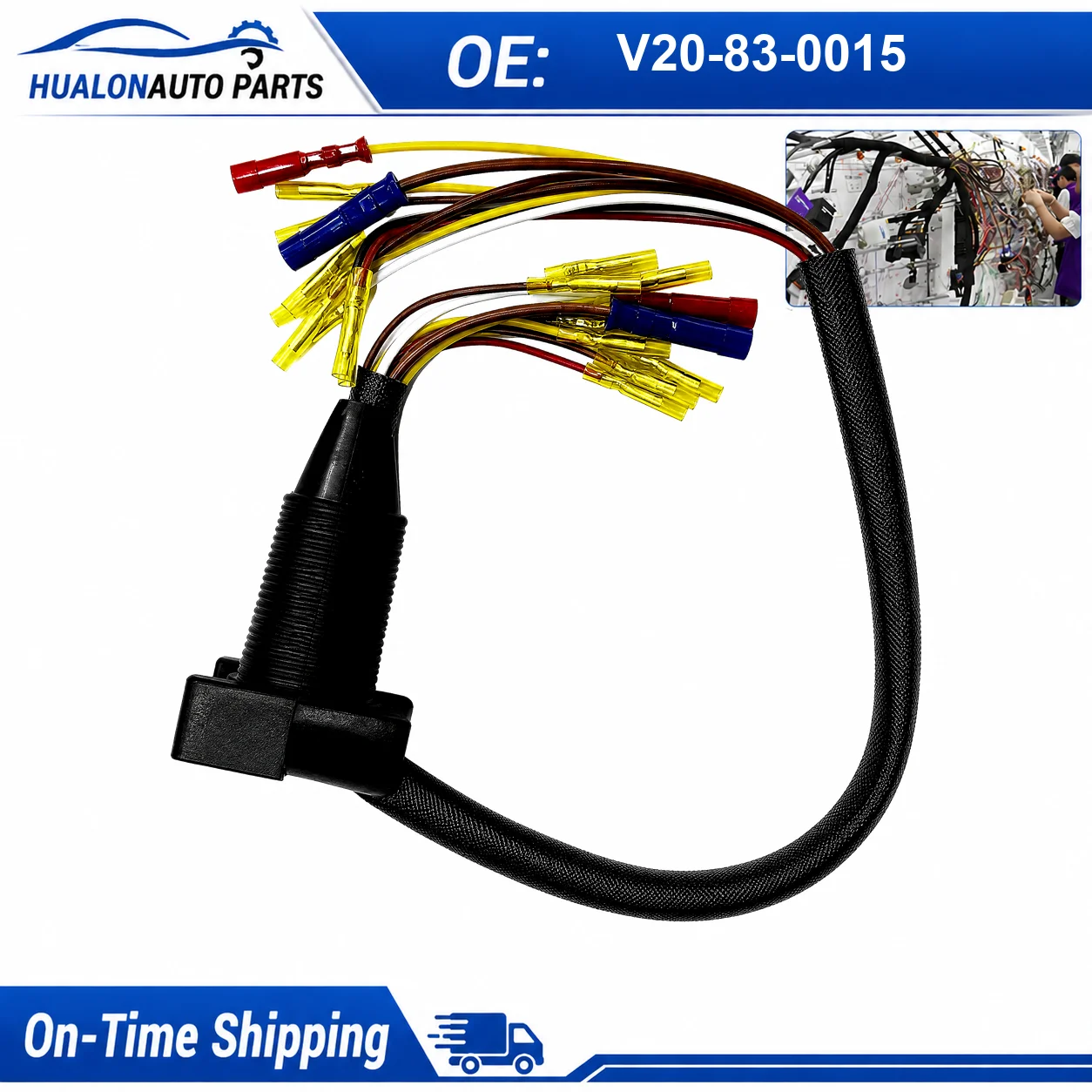 

V20-83-0015 Repair Kit Wiring Harness for BMW 5 Series 525 530 550 Sedan M5 Electrical Connector Cable Assembly Set Replacement