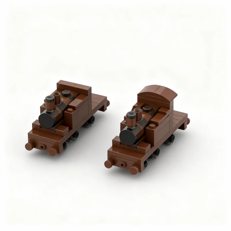 204PCS MOC Technology Rws Scrap Engines 2 Model DIY Creative Assembly Bricks Display Birthday Gift Collectible Decoration Home